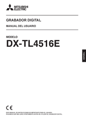 Mitsubishi Electric DX-TL4516E Manual Del Usuario