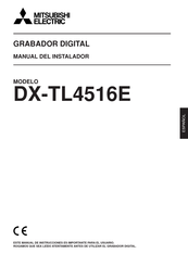 Mitsubishi Electric DX-TL4516E Manual Del Instalador