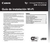 Canon imageFORMULA DR-C125W Guia De Instalacion