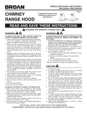 Broan BWT1304SS Manual De Instrucciones