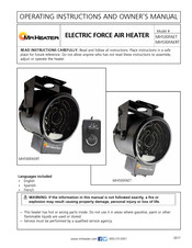 Mr. Heater MH530FAET Instrucciones De Uso Y Manual Del Usuario