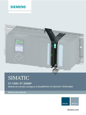 Siemens SIMATIC 200MP Manual De Producto