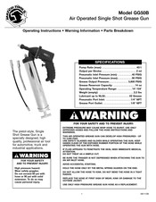 Matco Tools GG50B Instrucciones De Operación