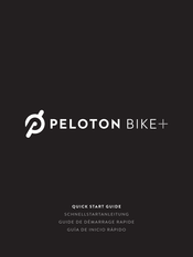 PELOTON BIKE+ Guia De Inicio Rapido