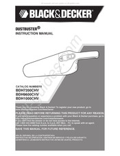 Black and Decker DUSTBUSTER BDH9600CHV Manual De Instrucciones