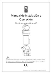 OMEGA AIR AF 0106 Manual De Instalación Y Operación