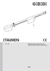 GiBiDi TAIMEN T12 Instrucciones Para La Instalación