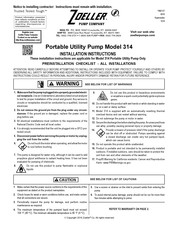 Zoeller 314-0002 Instrucciones De Instalación