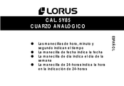 LORUS 5Y85 Manual De Instrucciones