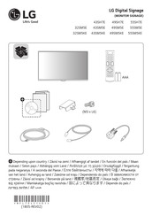 LG 43SH7E Manual De Instrucciones