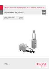 HAWE Hydraulik DSVP Serie Manual Del Usuario