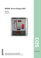Resol Smart Display SD3 Montaje Y Conexión