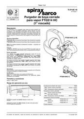 Spirax Sarco FTGS14 HC Guia De Inicio Rapido