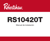 Robertshaw RS10420T Manual De Instalación