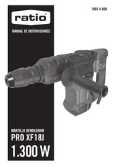 Ratio PRO XF18J Manual De Instrucciones