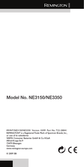 Remington NE3350 Manual Del Usuario