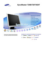 Samsung SyncMaster 720B Manual Del Usuario