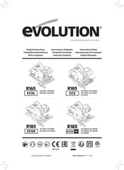 Evolution 027-0001C Instrucciones Originales