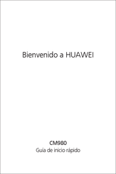 Huawei CM980 Guia De Inicio Rapido