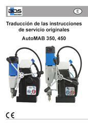 BDS Maschinen AutoMAB 350 Traducción De Las Instrucciones De Servicio Originales