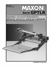 Maxon GPTLR Serie Manual De Mantenimiento