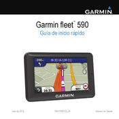 Garmin Fleet 590 Guia De Inicio Rapido