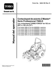 Toro 74064 Manual Del Operador