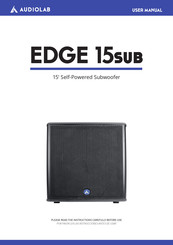 Audiolab EDGE 15sub Manual Del Usario