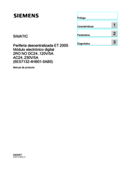 Siemens 6ES7132-4HB01-0AB0 Manual De Producto