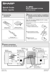 Sharp XL-MP60 Guía Rápida