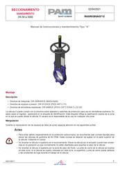 PAM RASRV28VAG712 Manual De Instrucciones Y Mantenimiento