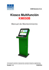 DCM SOLUTION KM050B Manual De Mantenimiento