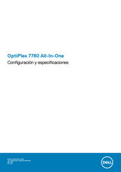 Dell OptiPlex 7780 Configuración Y Especificaciones