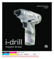 I-DRILL 1i-IMPACT Manual De Instrucciones