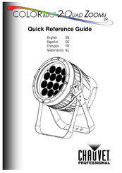 Chauvet Professional COLORado 2-Quad Zoom Tour Guía De Referencia Rápida