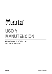 A.T.I.B. 476 Manual De Uso Y Manitenimiento