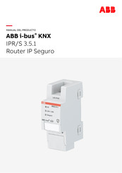 ABB i-bus KNX IPR/S 3.5.1 Manual Del Producto