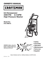 Craftsman 919.769010 El Manual Del Propietario