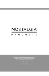 Nostalgia Products ICMP600WD Instrucciones Y Recetas