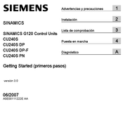 Siemens CU240S DP Primeros Pasos