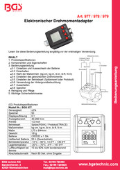 BGS technic 977 Manul Del Usuario