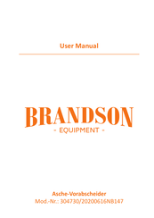 Brandson Equipment 304730 Manual Del Usuario