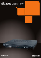 Siemens Gigaset M685 T PVR Manual Del Usuario