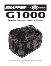 Briggs & Stratton Snapper 1666-0 El Manual Del Propietario