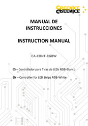 Greenice CA-CONT-RGBW Manual De Instrucciones