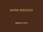 Mark Maddox MM6P75 Manual Del Usuario