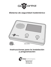 Go!Control 2GIG-CNTRL2 Instrucciones Para La Instalación Y Programación