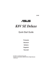 Asus K8V SE Deluxe Guia De Inicio Rapido