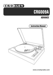 Crosley ADVANCE CR6009A Manual De Instrucciones