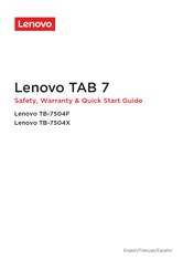 Lenovo TB-7504X Manual Del Usurio